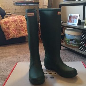 Hunter green Hunter boots